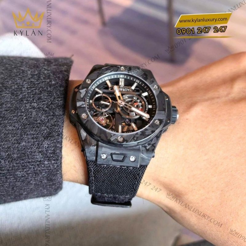 Đồng hồ Hublot Big Bang MECA 10 Frosted Carbon 42mm