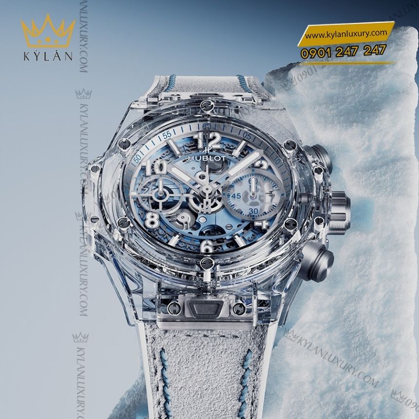 Kỳ Lân Luxury hublot big bang unico winter sapphire 42mm 4 Đồng hồ Hublot Big Bang Unico Winter Sapphire 42mm