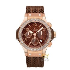 Đồng hồ Hublot Big Bang Chronograph King Gold Cappuccino Diamond 41mm
