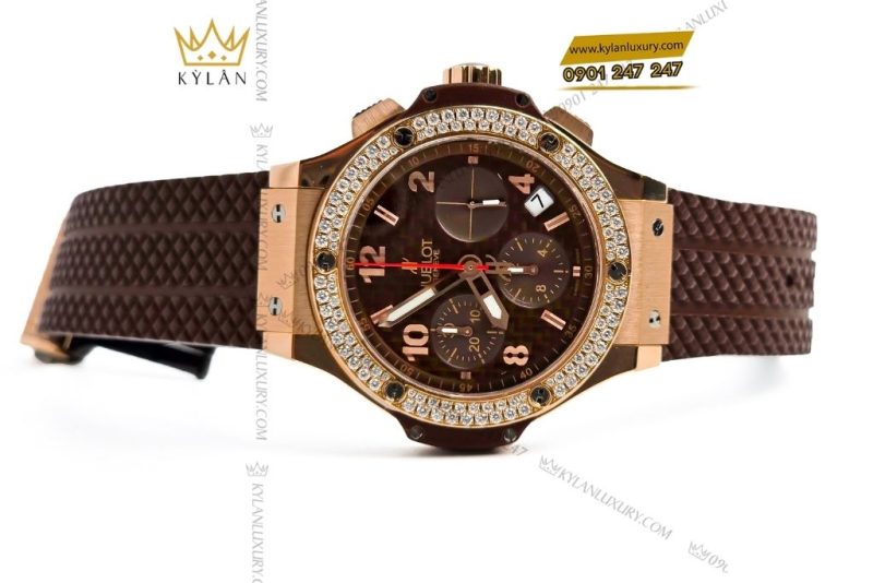 Đồng hồ Hublot Big Bang Chronograph King Gold Cappuccino Diamond 41mm