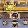 Đồng hồ Hublot Big Bang Chronograph King Gold Cappuccino Diamond 41mm