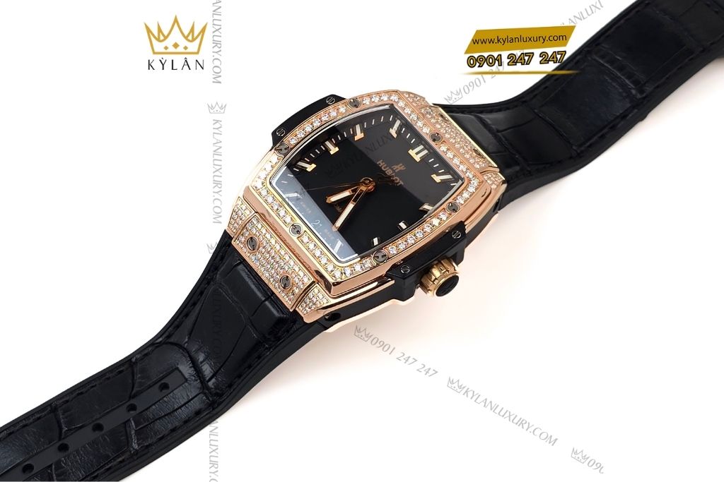 Kỳ Lân Luxury hublot spirit of big bang king gold pave 39mm 10 Đồng hồ Hublot Spirit of Big Bang King Gold Pavé 39mm
