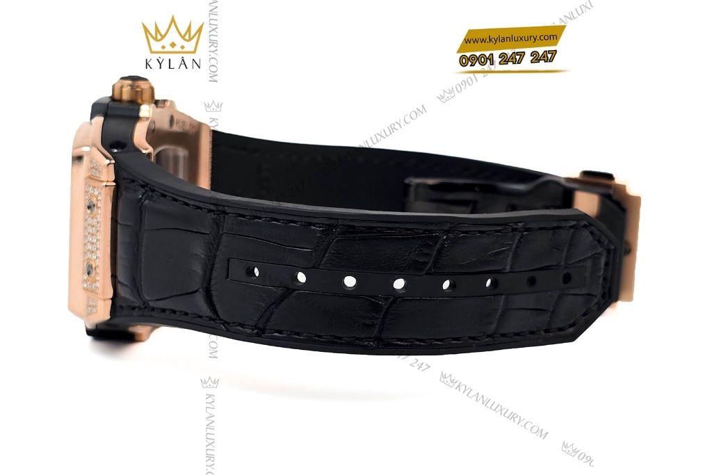 Kỳ Lân Luxury hublot spirit of big bang king gold pave 39mm 3 Đồng hồ Hublot Spirit of Big Bang King Gold Pavé 39mm