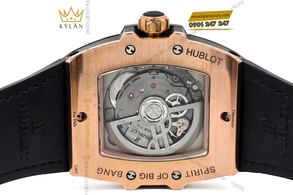 Kỳ Lân Luxury hublot spirit of big bang king gold pave 39mm 6 Đồng hồ Hublot Spirit of Big Bang King Gold Pavé 39mm