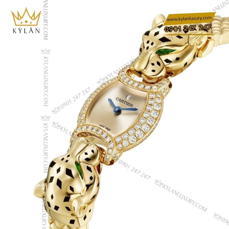 Đồng hồ La Panthère de Cartier vàng vàng kim cương