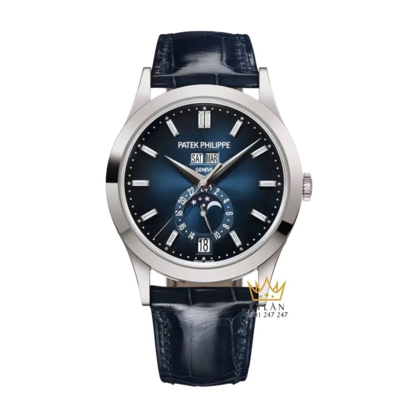 Đồng hồ Patek Philippe vàng trắng moonphase 5396G-017