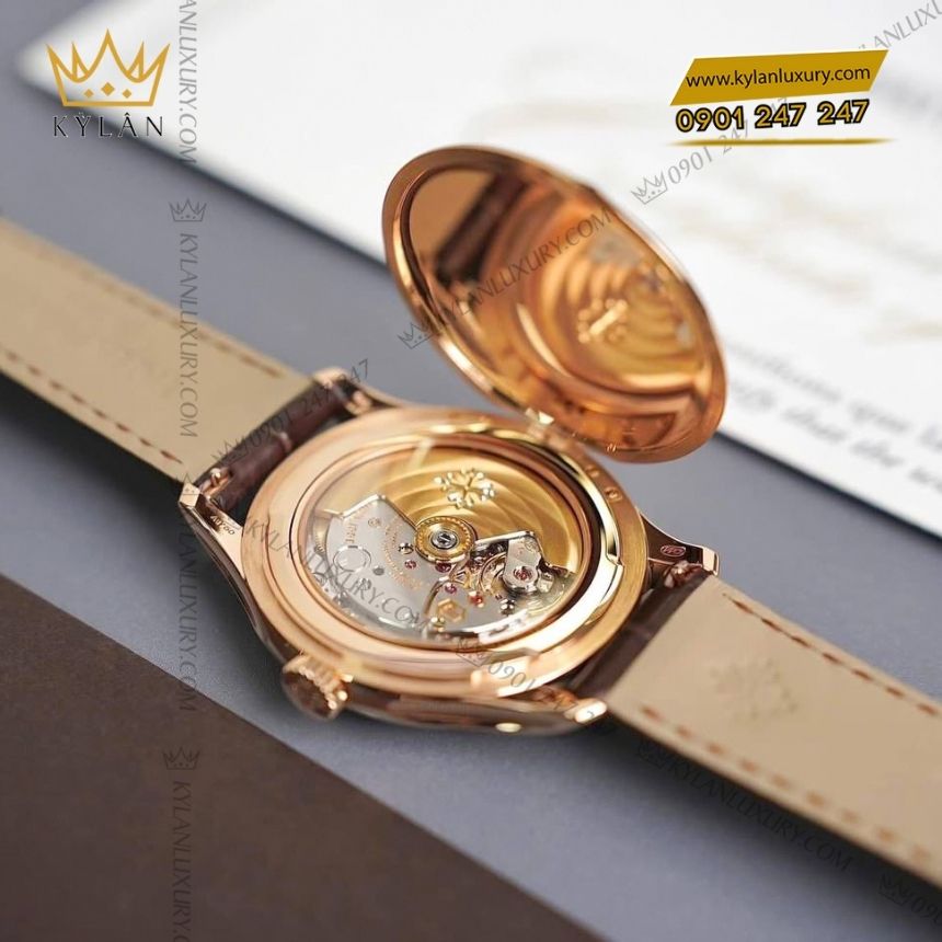 Kỳ Lân Luxury patek philippe calatrava 5227r 001 3 Đồng hồ Patek Philippe Calatrava vàng hồng 5227R-001