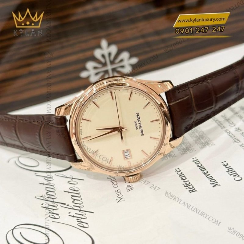 Đồng hồ Patek Philippe Calatrava vàng hồng 5227R-001