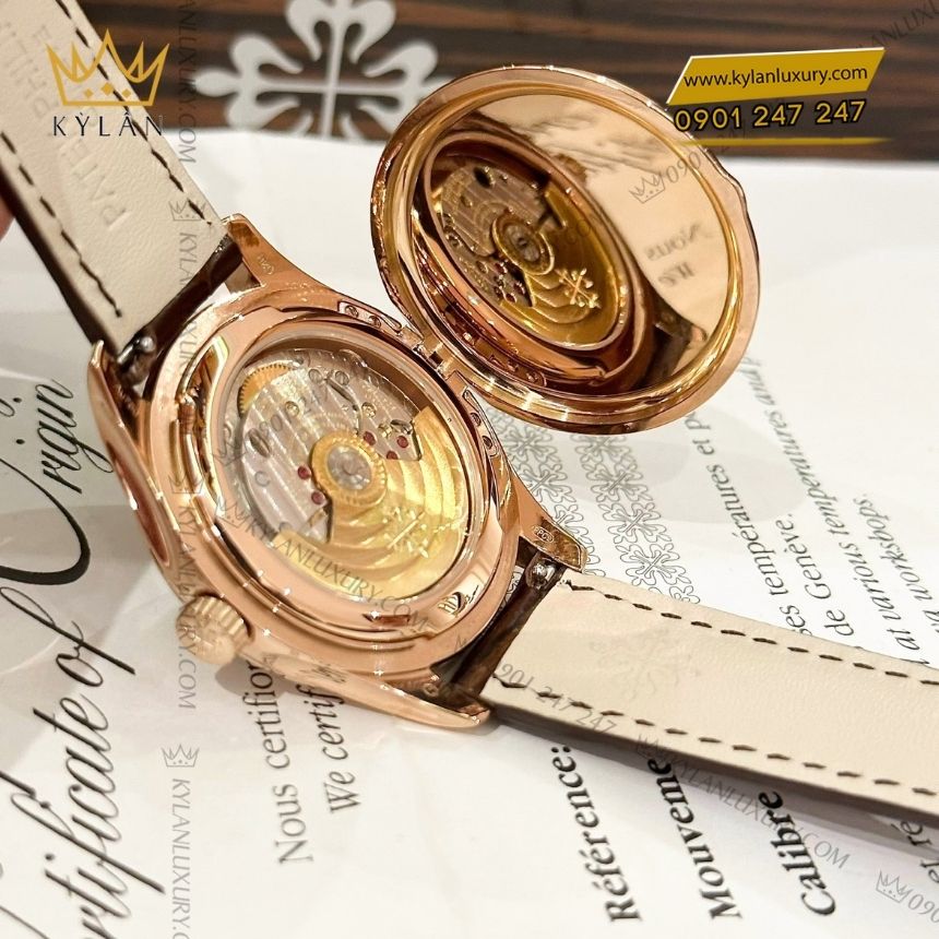 Kỳ Lân Luxury patek philippe calatrava 5227r 001 7 Đồng hồ Patek Philippe Calatrava vàng hồng 5227R-001