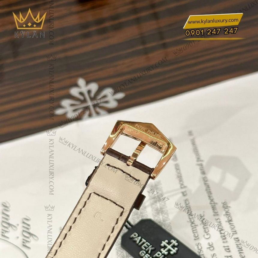 Kỳ Lân Luxury patek philippe calatrava 5227r 001 8 Đồng hồ Patek Philippe Calatrava vàng hồng 5227R-001