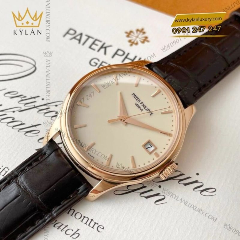 Đồng hồ Patek Philippe Calatrava vàng hồng 5227R-001
