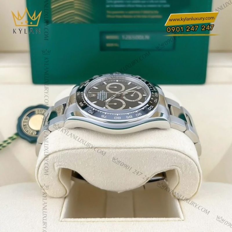 Đồng hồ Rolex Cosmograph Daytona mặt số đen 126500LN-0002