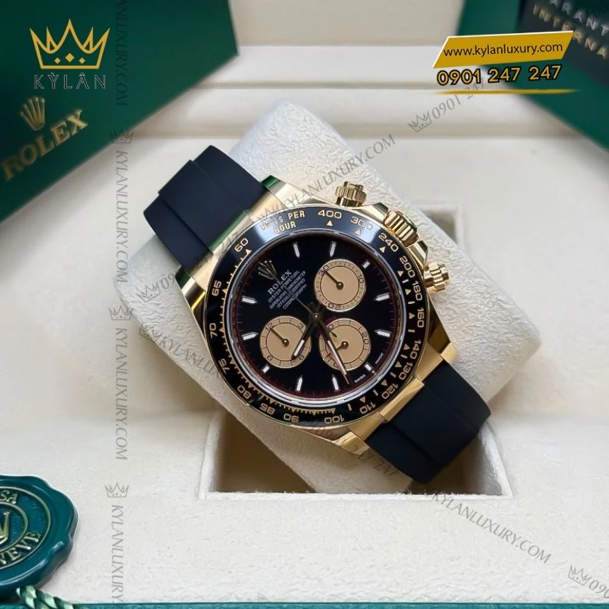 Kỳ Lân Luxury rolex cosmograph daytona vang vang 126518ln 0004 6 Đồng hồ Rolex Cosmograph Daytona vàng vàng 126518LN-0004