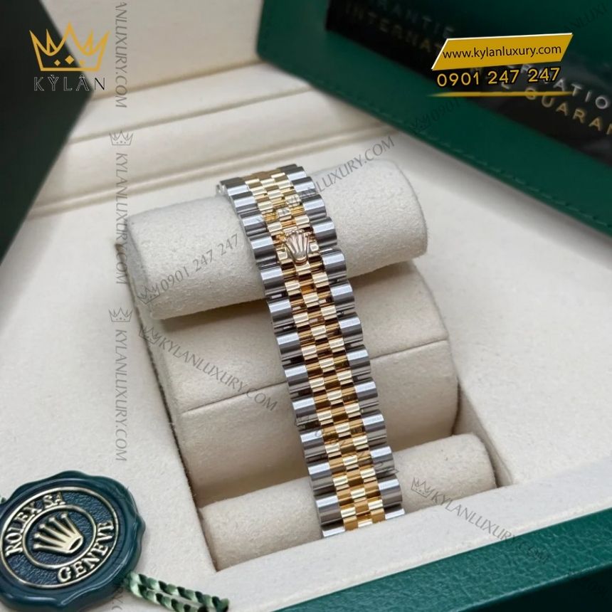 Kỳ Lân Luxury rolex datejust 31 278273 0018 xam demi vang vang 7 Đồng hồ Rolex Datejust 31 xám demi vàng vàng 278273-0018