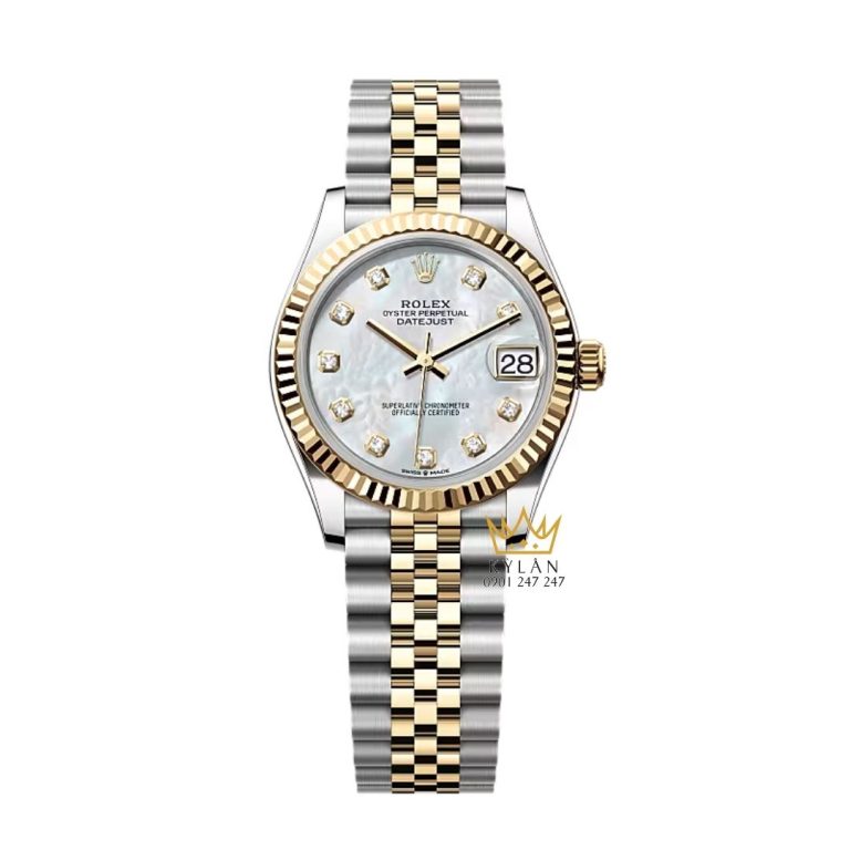 Đồng hồ Rolex Datejust 31 demi vàng vàng ngọc trai 278273-0028