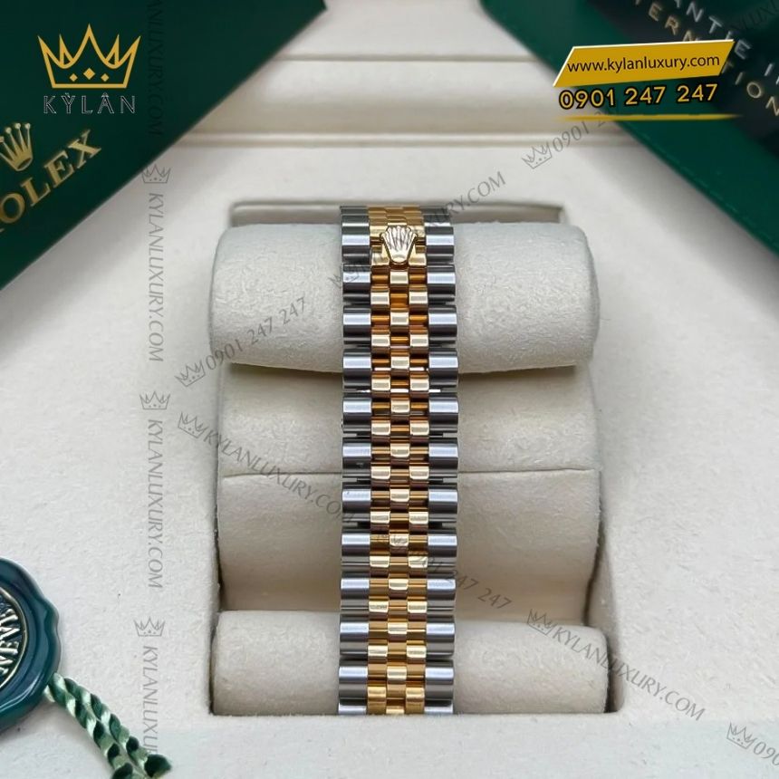 Kỳ Lân Luxury rolex datejust 31 278273 0028 demi vang vang 6 Đồng hồ Rolex Datejust 31 demi vàng vàng ngọc trai 278273-0028