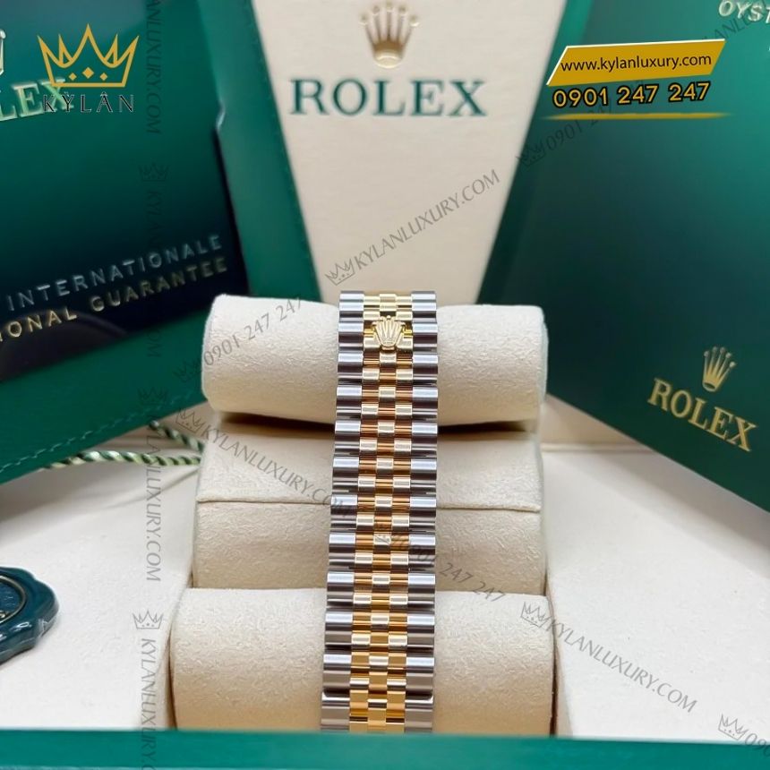 Kỳ Lân Luxury rolex datejust 31 278343rbr 0004 demi mat so bac 8 Đồng hồ Rolex Datejust 31 demi mặt số bạc 278343RBR-0004