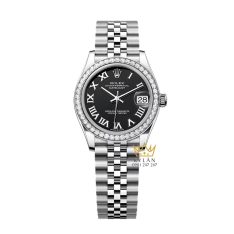 rolex-datejust-31-278384rbr-0002-den-vanh-kim (1) Đồng hồ Rolex Datejust 31 đen vành kim 278384RBR-0002