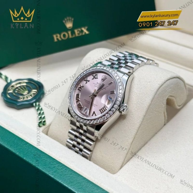 Đồng hồ Rolex Datejust 31 hồng kim cương 278384RBR-0028