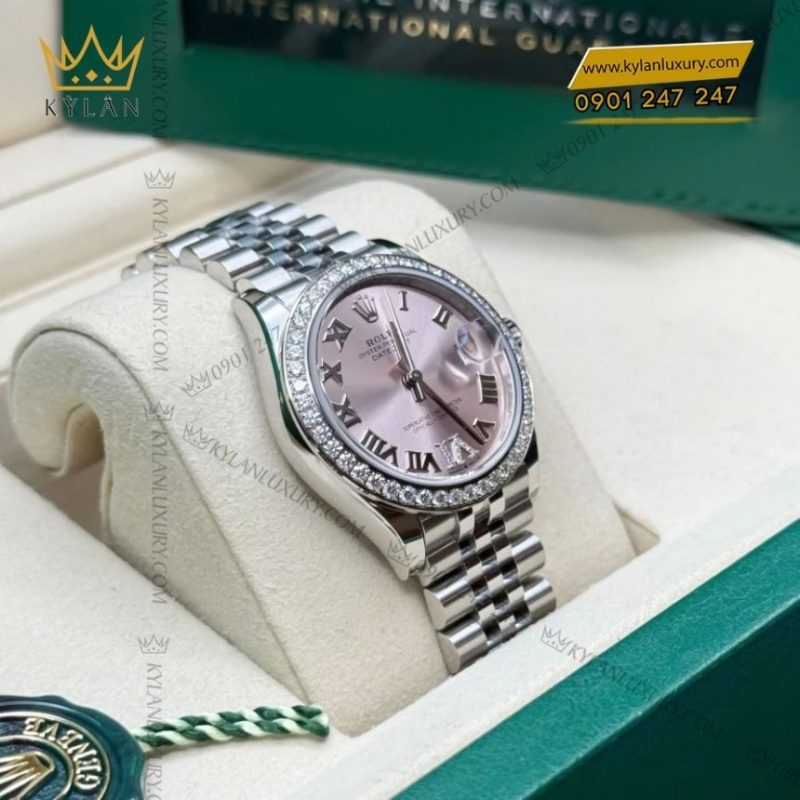 Đồng hồ Rolex Datejust 31 hồng kim cương 278384RBR-0028