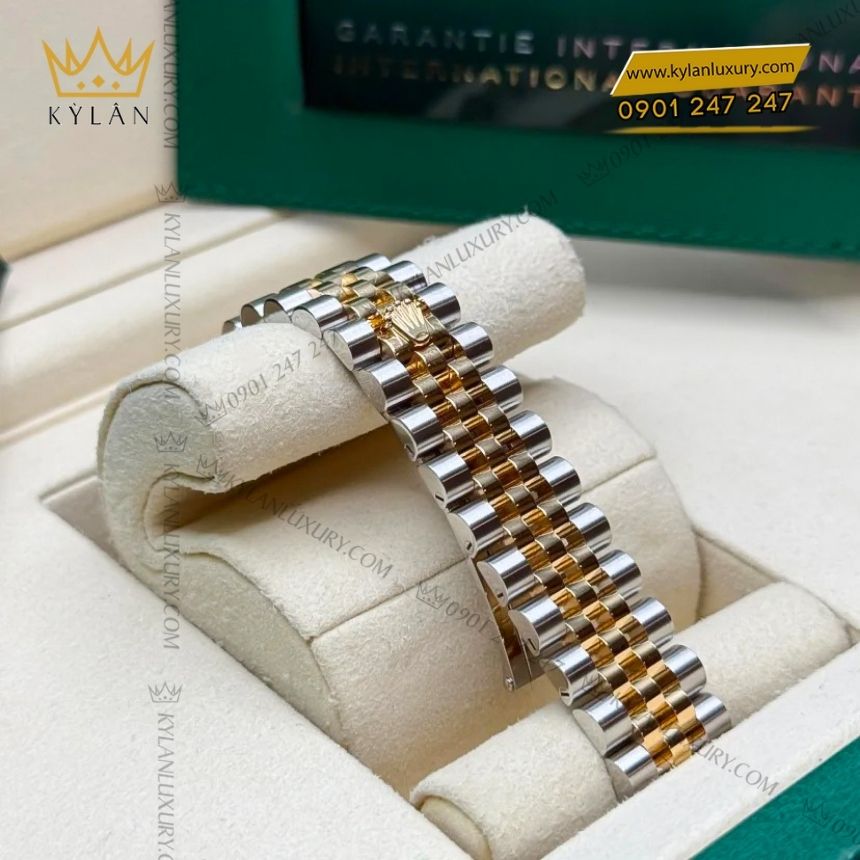 Kỳ Lân Luxury rolex datejust 31 demi olive la ma 278273 0016 8 Đồng hồ Rolex Datejust 31 demi vàng vàng olive 278273-0016