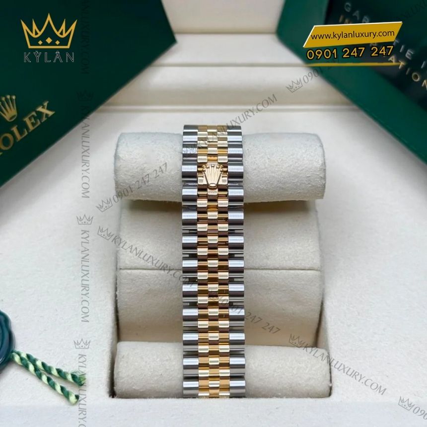 Kỳ Lân Luxury rolex datejust 31 demi olive la ma 278273 0016 9 Đồng hồ Rolex Datejust 31 demi vàng vàng olive 278273-0016