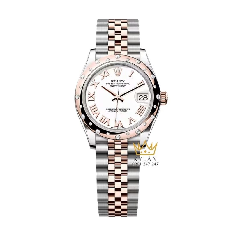 Đồng hồ Rolex Datejust 31 trắng kim cương 278341RBR-0002