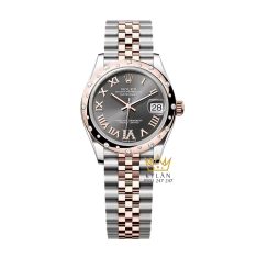Đồng hồ Rolex Datejust 31 xám kim cương 278341RBR-0030