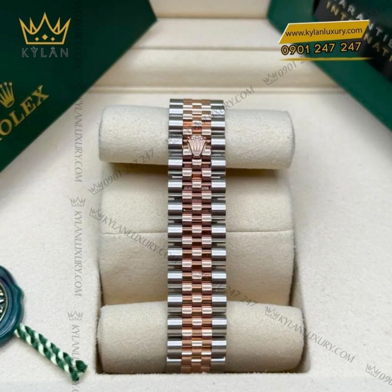 Đồng hồ Rolex Datejust 31 xám kim cương 278341RBR-0030
