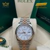 Đồng hồ Rolex Datejust 36 demi mặt trắng 126231-0017