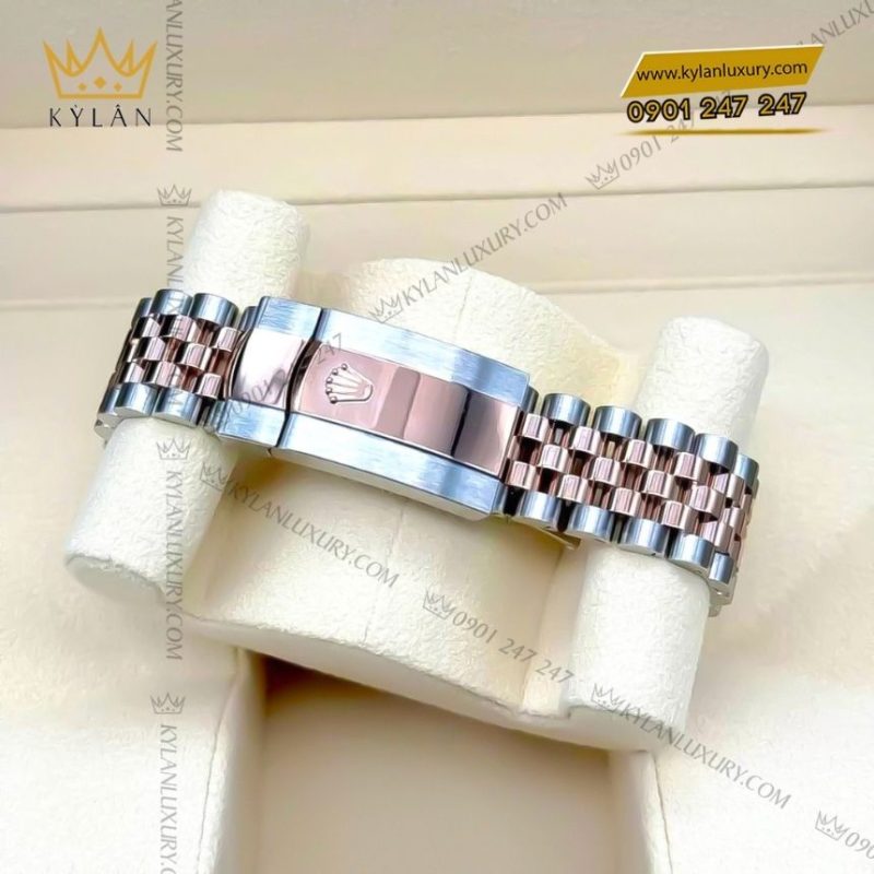 Đồng hồ Rolex Datejust 36 demi mặt lá cọ 126231-0031