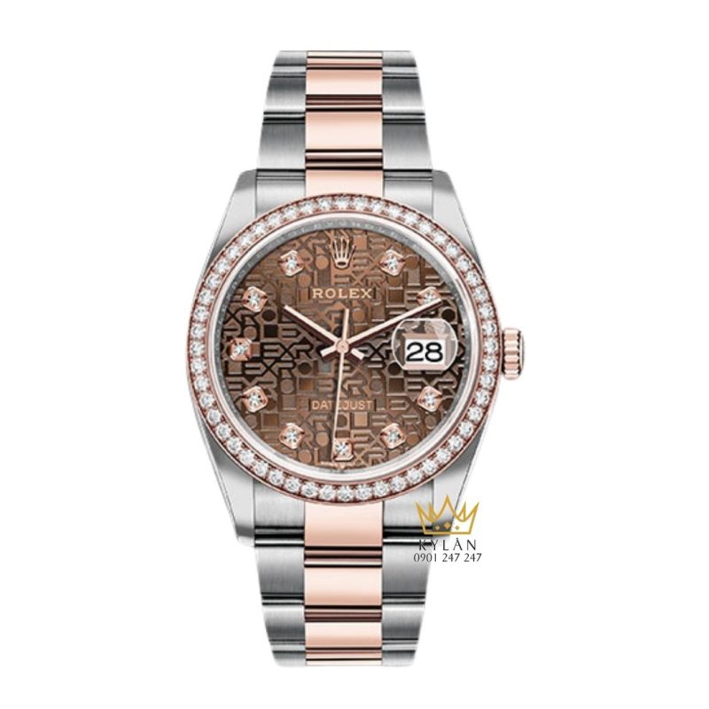 Đồng hồ Rolex Datejust 36 Chocolate Vi Tính 126281RBR-0014