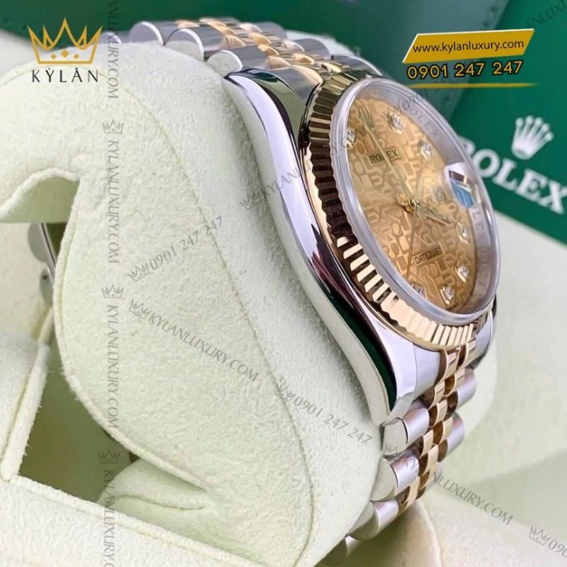 Rolex Datejust 36 demi vi tính vàng 126233-0033