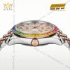 Đồng hồ Rolex Datejust 41 custom kim cương vành rainbow 126331