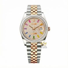 rolex-datejust-41-custom-vanh-kim-vuong (1) Đồng hồ Rolex Datejust 41 custom vành kim vuông 126331