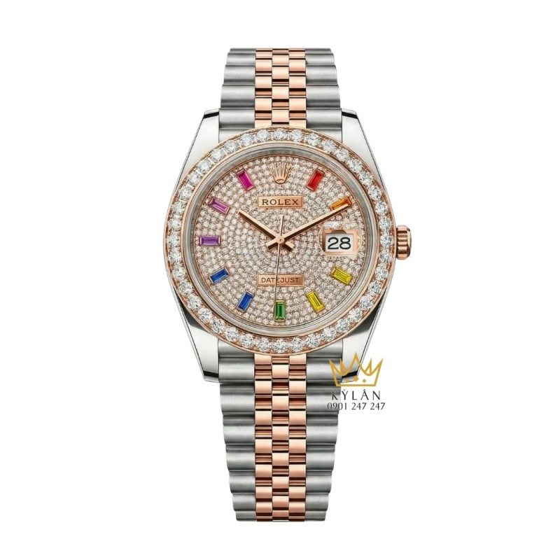 Đồng hồ Rolex Datejust 41 custom kim cương 126331