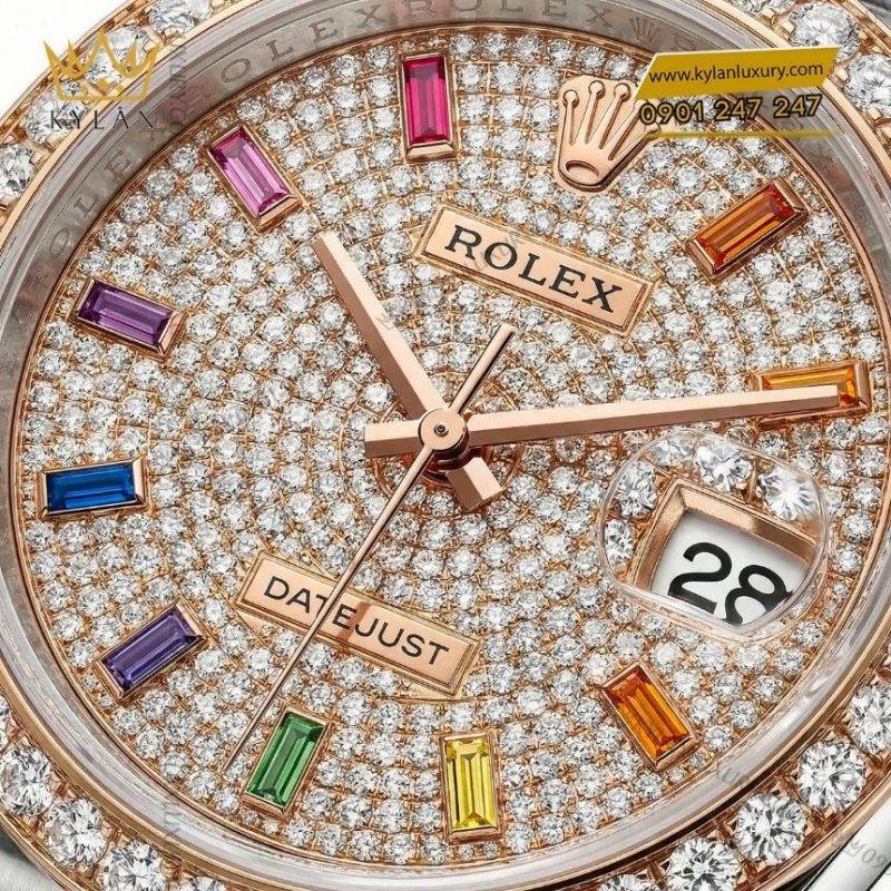 Đồng hồ Rolex Datejust 41 custom kim cương 126331
