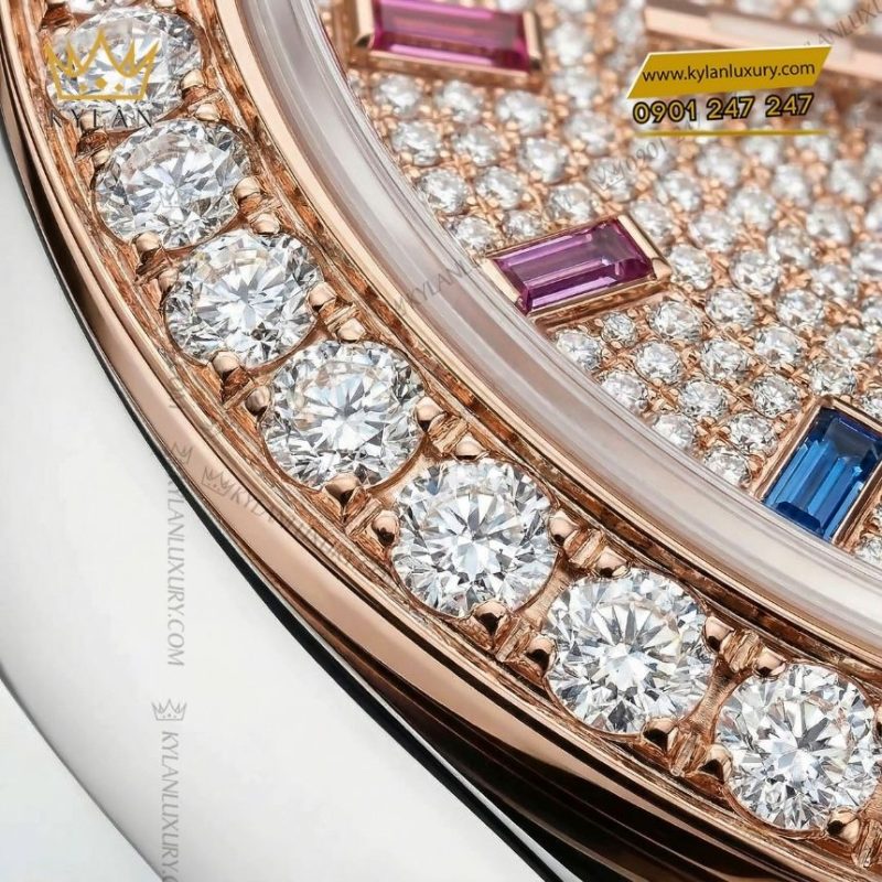 Đồng hồ Rolex Datejust 41 custom kim cương 126331