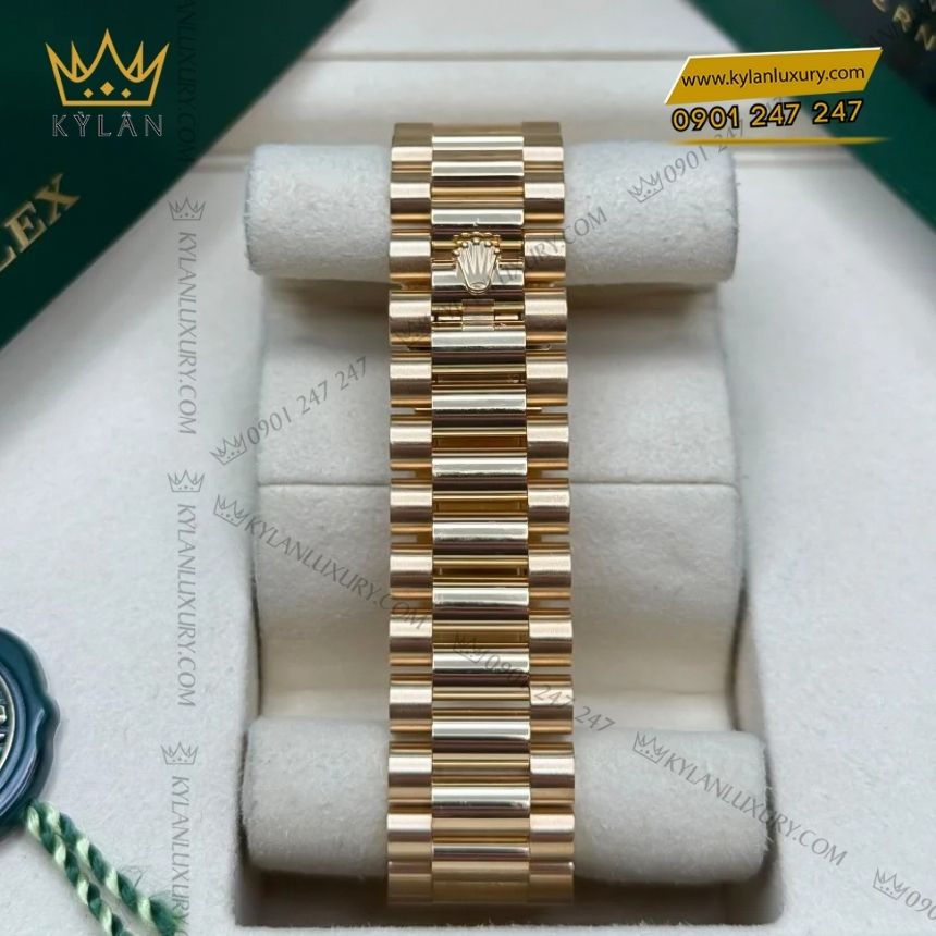 Kỳ Lân Luxury rolex day date 40 228238 0003 champagne 2 Đồng hồ Rolex Day Date 40 vàng vàng champagne 228238-0003