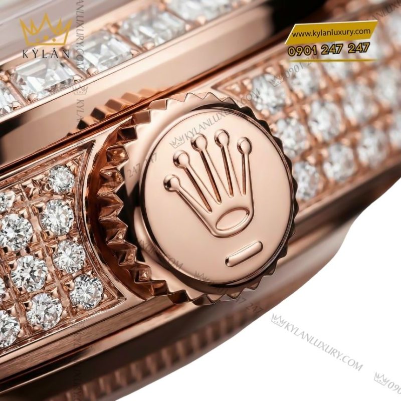 Đồng hồ Rolex Day Date 40 custom full kim cương 228235