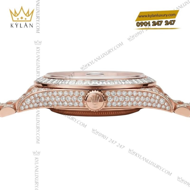 Đồng hồ Rolex Day Date 40 custom full kim cương 228235