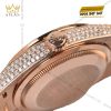 Đồng hồ Rolex Day Date vàng hồng custom full kim cương