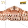 Đồng hồ Rolex Day Date vàng hồng custom full kim cương