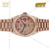 Đồng hồ Rolex Day Date vàng hồng custom full kim cương