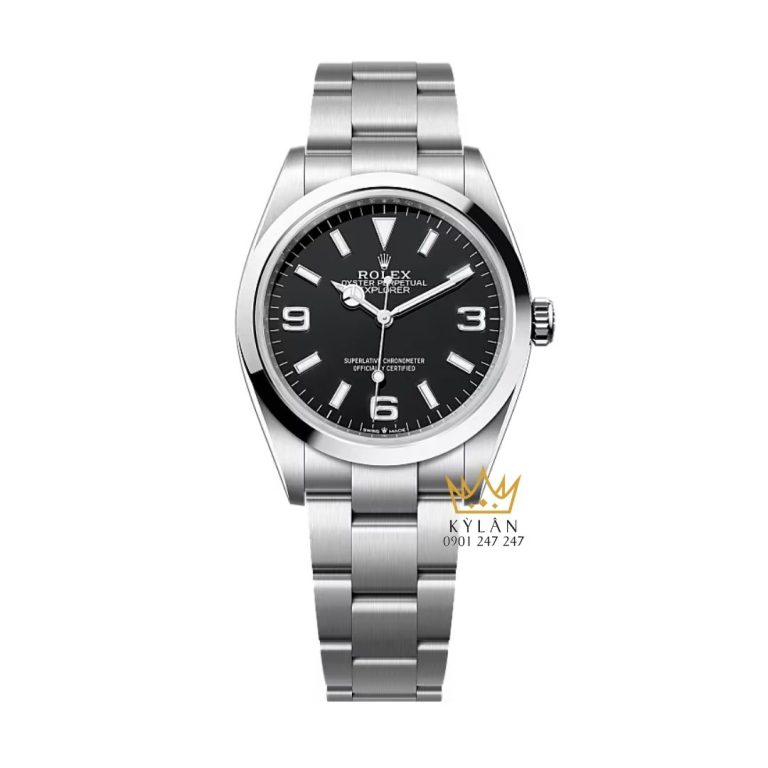 Đồng hồ Rolex Explorer 36 mặt số đen 124270-0001