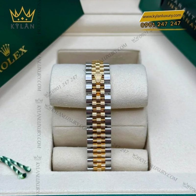 Đồng hồ Rolex Lady Datejust 28 demi xà cừ 279173-0013