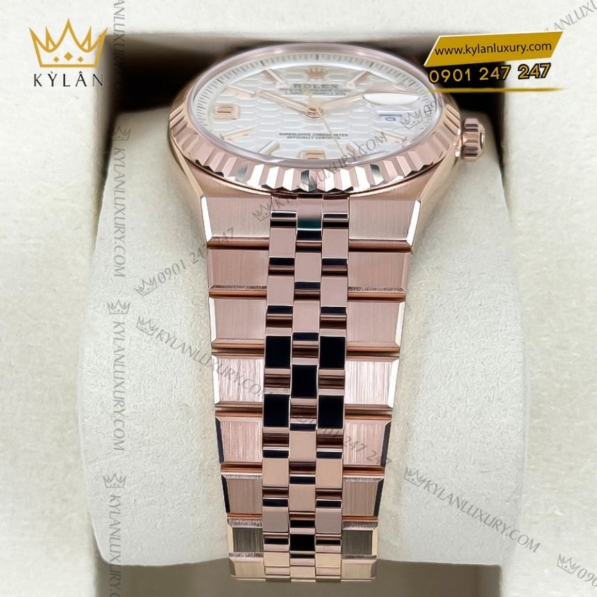 Kỳ Lân Luxury rolex land dweller 40 everose 127335 0001 2 Đồng hồ Rolex Land Dweller 40 vàng hồng 127335-0001