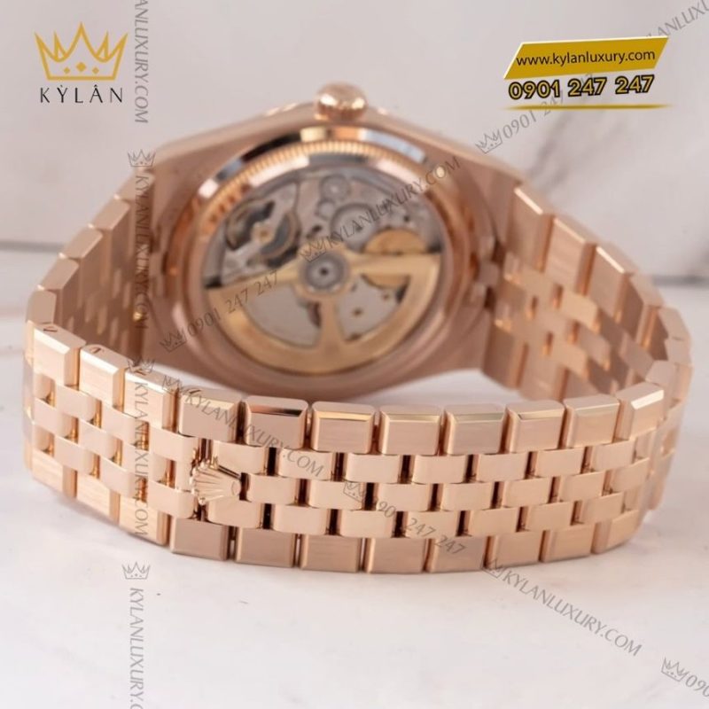 Đồng hồ Rolex Land Dweller 40 vàng hồng 127335-0001