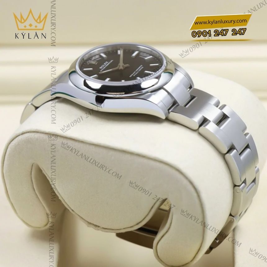 Kỳ Lân Luxury rolex oyster perpetual 31 277200 0016 mat so den 10 Đồng hồ Rolex Oyster Perpetual 31 mặt số đen 277200-0016