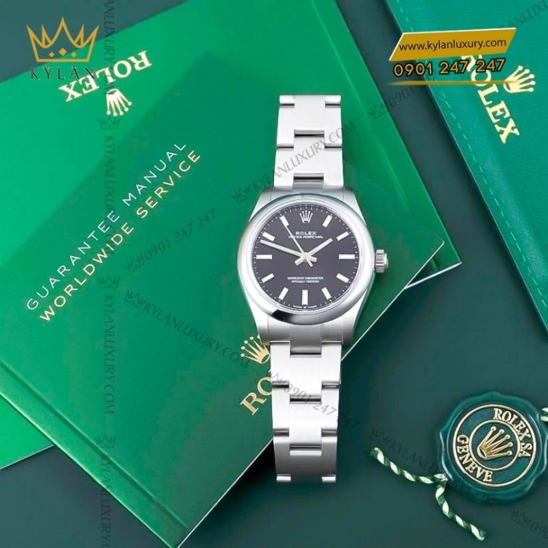 Đồng hồ Rolex Oyster Perpetual 31 mặt số đen 277200-0016